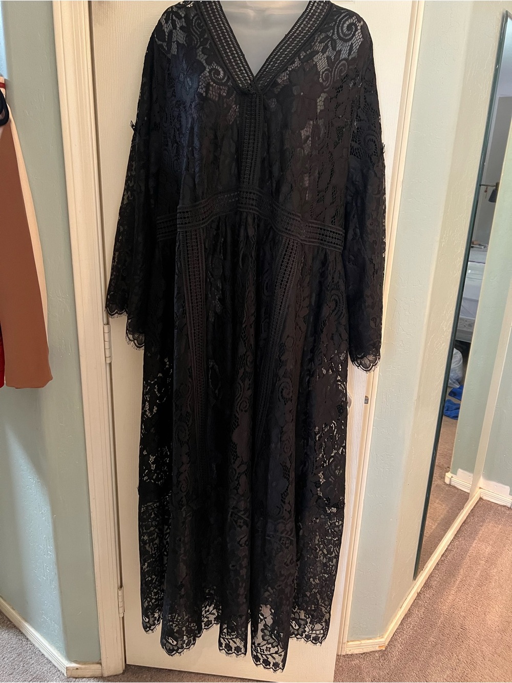 NWT Johnny Was Veronne Lace maxi dress XL